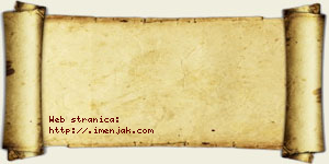 Valentina Jočanin vizit kartica